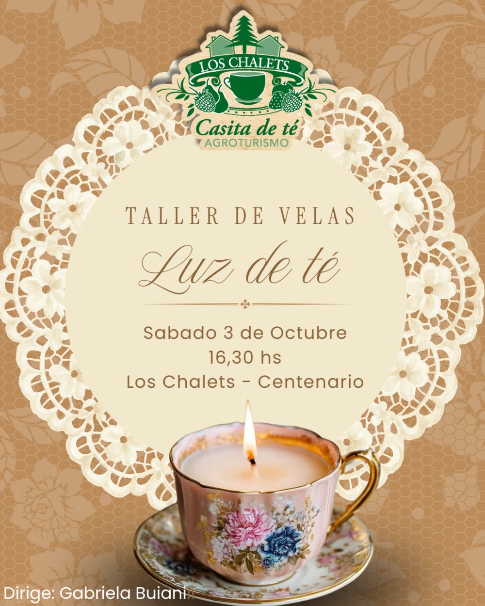 Taller de Velas LUZ DE TE
